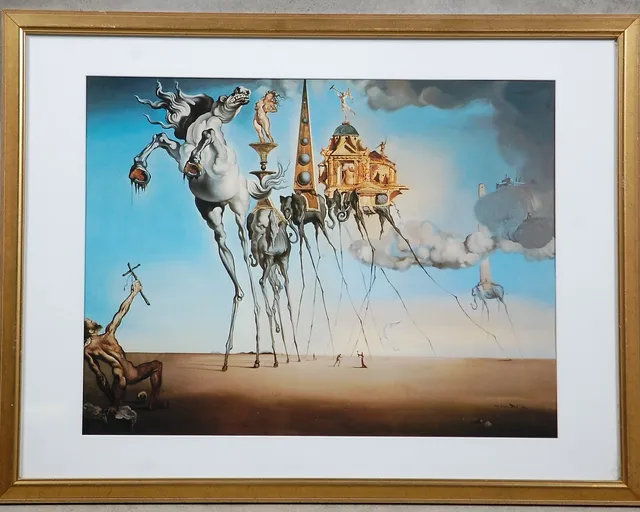 SALVADOR DALI. EFTER. tryck, 2 st.
