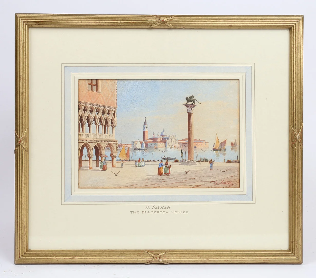 BENEDETTO SALVIATI (19TH/20TH CENTURY) "VENETIAN SCENE". — Paintings — Bishop & Miller
