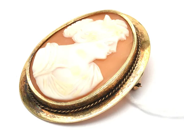 Brosch S830 8,6g 4,3x3,4cm, med Camé