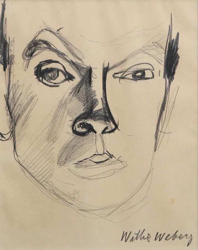 WILLIE WEBERG. SJÄLVPORTRÄTT.