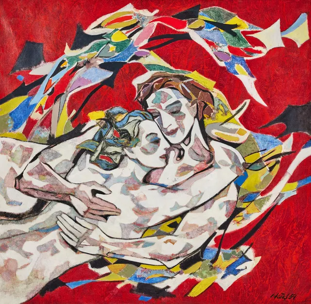 ENDEL KÖKS. Loving couple.