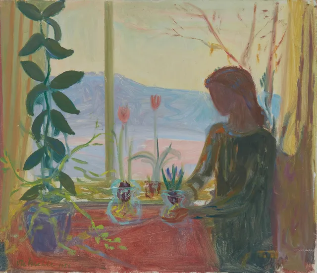 Mæhle, Ole — "Vinterettermiddag" 1950
