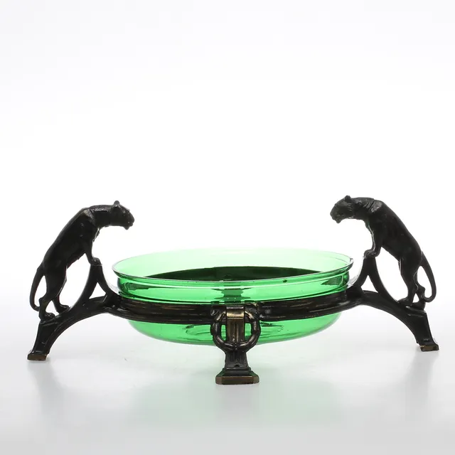 SKÅL, glas och metall, jugend,18/1900-tal.