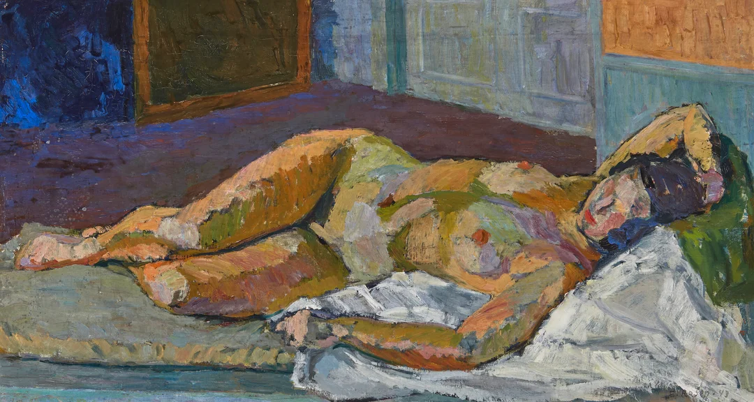 Rosén, Einar — Liggende kvinneakt, 1943 — Kunst/Maleri — Blomqvist