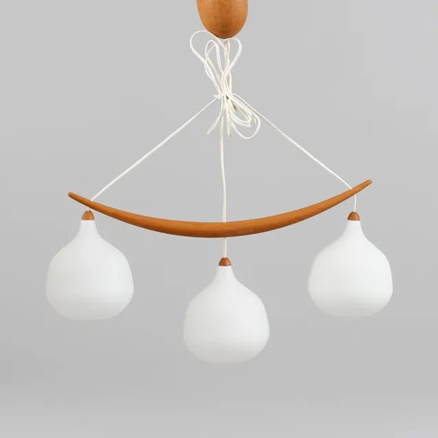 UNO KRISTIANSSON. Taklampa, Nr 512, Luxus, Vittsjö, 1950-tal.
