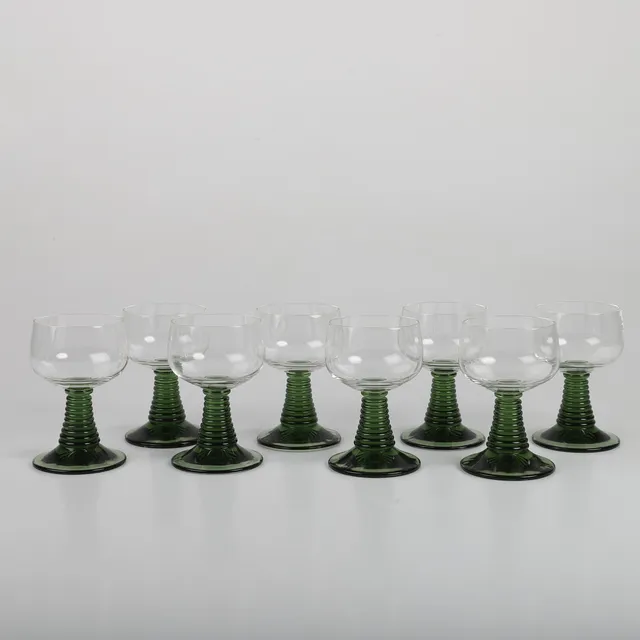 REMMARE, 8 stycken, glas, 1900-tal.