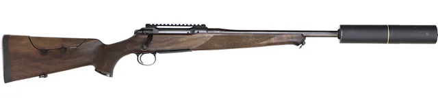 KULGEVÄR MED LJUDDÄMPARE, Repeter, fabrikat Sauer, modell 101 Select, kaliber .308W, tillv.nr A018933, se-nr SE2947282.
