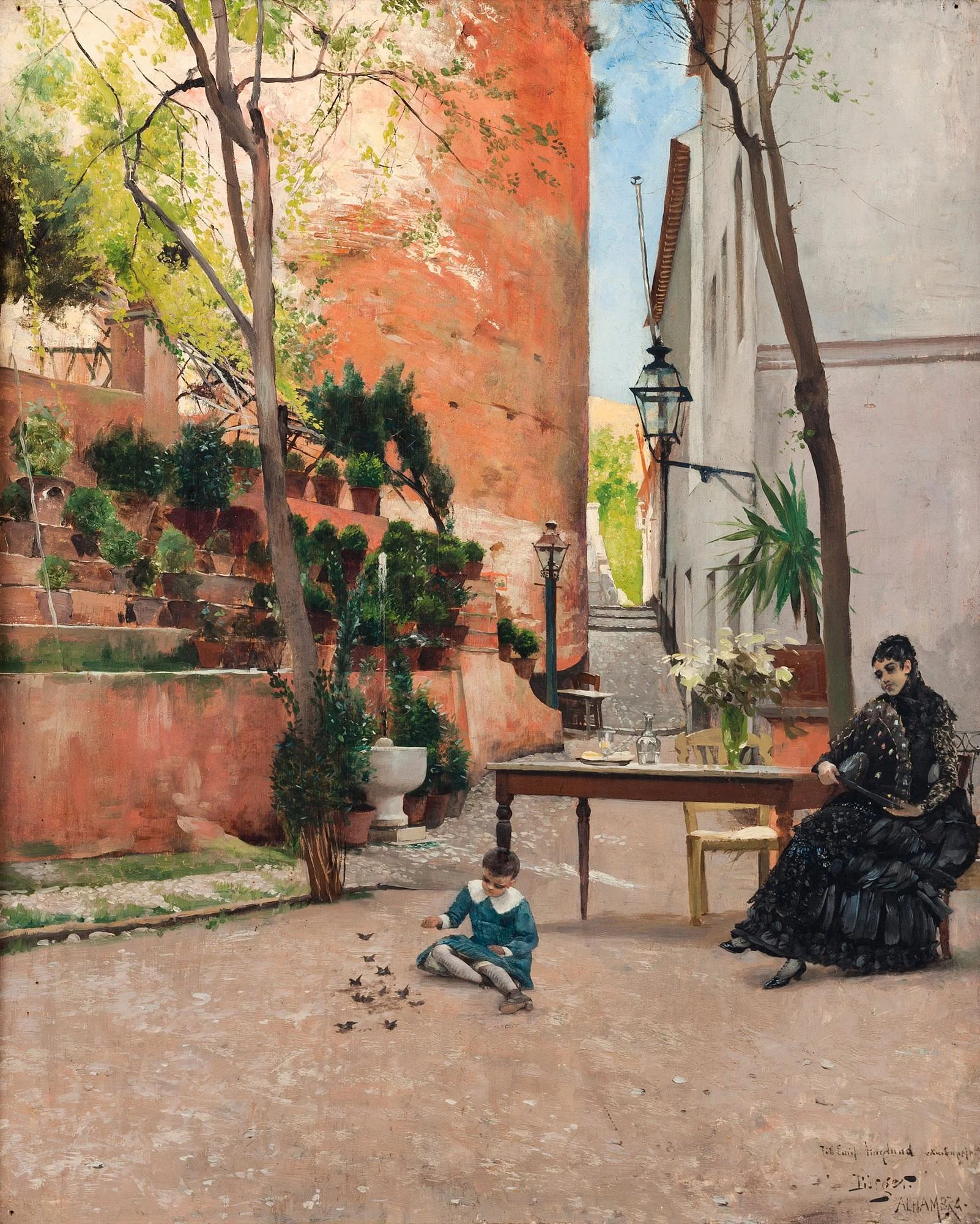 Hugo Birger, Motiv från Alhambra. — Bukowskis