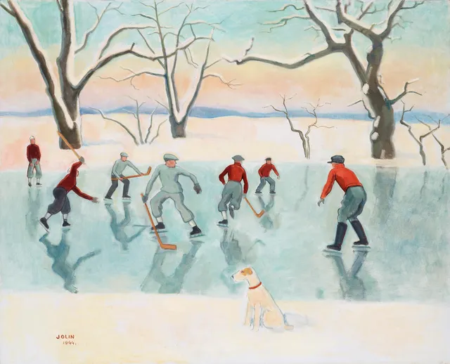 Einar Jolin, Hockeyspelare.