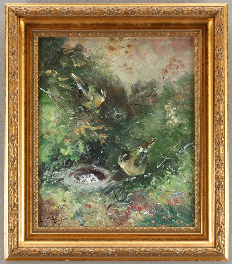 GUSTAV ADON. Olja på duk, signerad. — Paintings — Karlstad Hammarö Auktionsverk