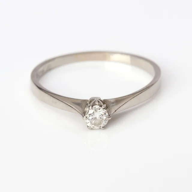 DIAMANTRING 18K ca 0,18 ct.