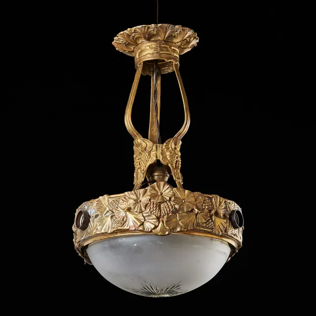 ARVID BÖHLMARKS LAMPFABRIK, takarmatur, jugend, 1910/20-tal, modell 3853 a.