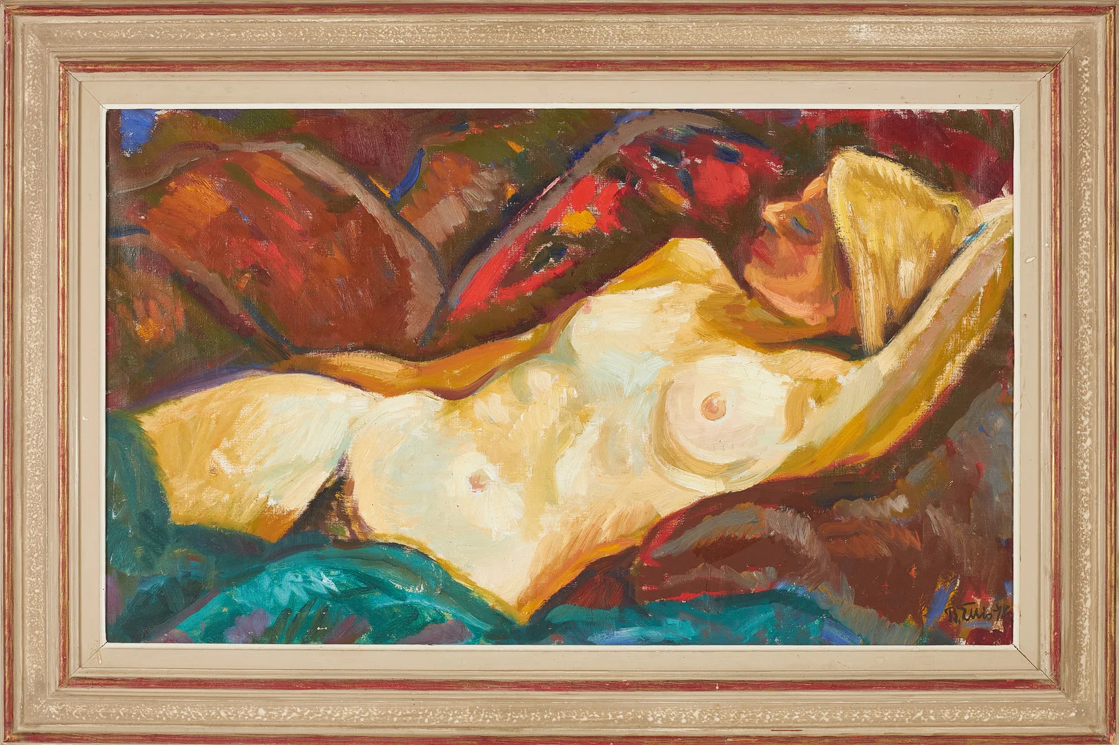 BENGT ELLIS. olja på duk, signerad samt daterad. — Paintings — Stockholms Auktionsverk Sickla