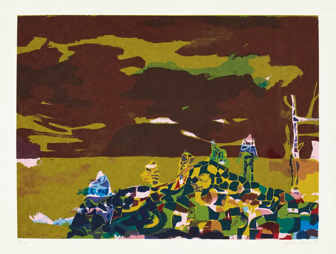 Bleken, Håkon — "Ved havet" — Kunst/Grafikk — Blomqvist