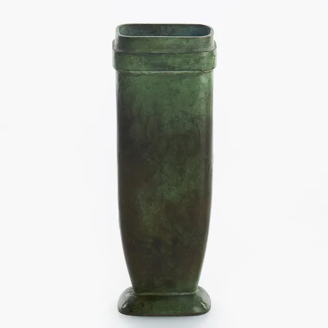 VAS, patinerad brons, Göta Brons, 1930/40-tal. Art Deco.