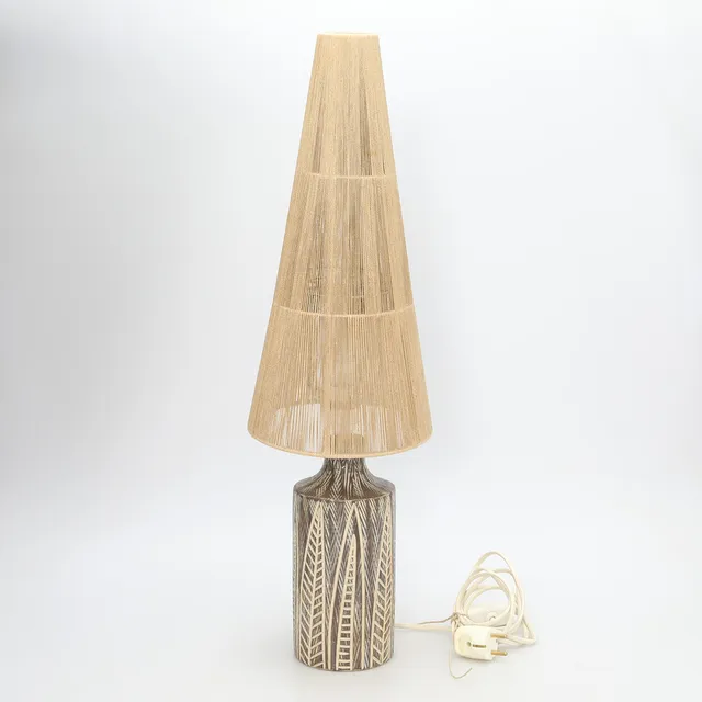 MARI SIMMULSON. BORDSLAMPA, keramik, Uppsala Ekeby.