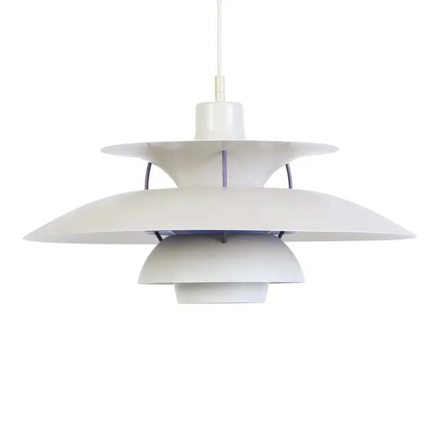 POUL HENNINGSEN. Louis Poulsen. PH5 pendel, hvid.