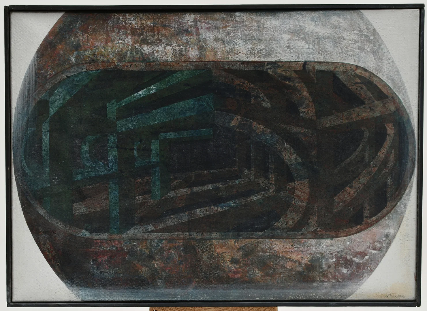 BENGT BÖCKMAN. Akryl. Komposition. — Paintings — Connoisseur Bokauktioner