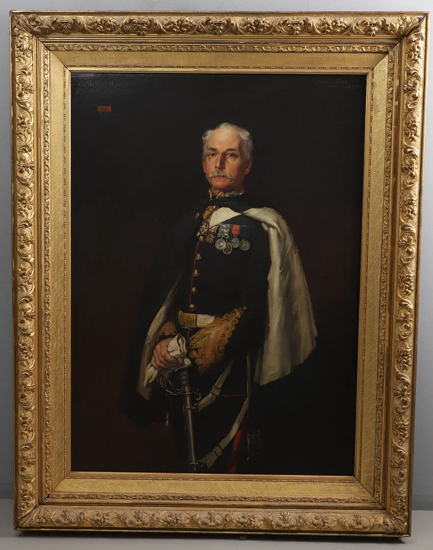 ROBERT II GIBB (1845-1932). PORTAIT OF SIR PETER ARTHUR HALKETT (1834-1904), 8TH BARONET OF PITFIRRANE DUNFERMLINE, FIFE. — Paintings — Lawrences Auctioneers