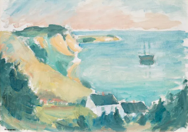 Gustav Rudberg, "Hven, Kust".