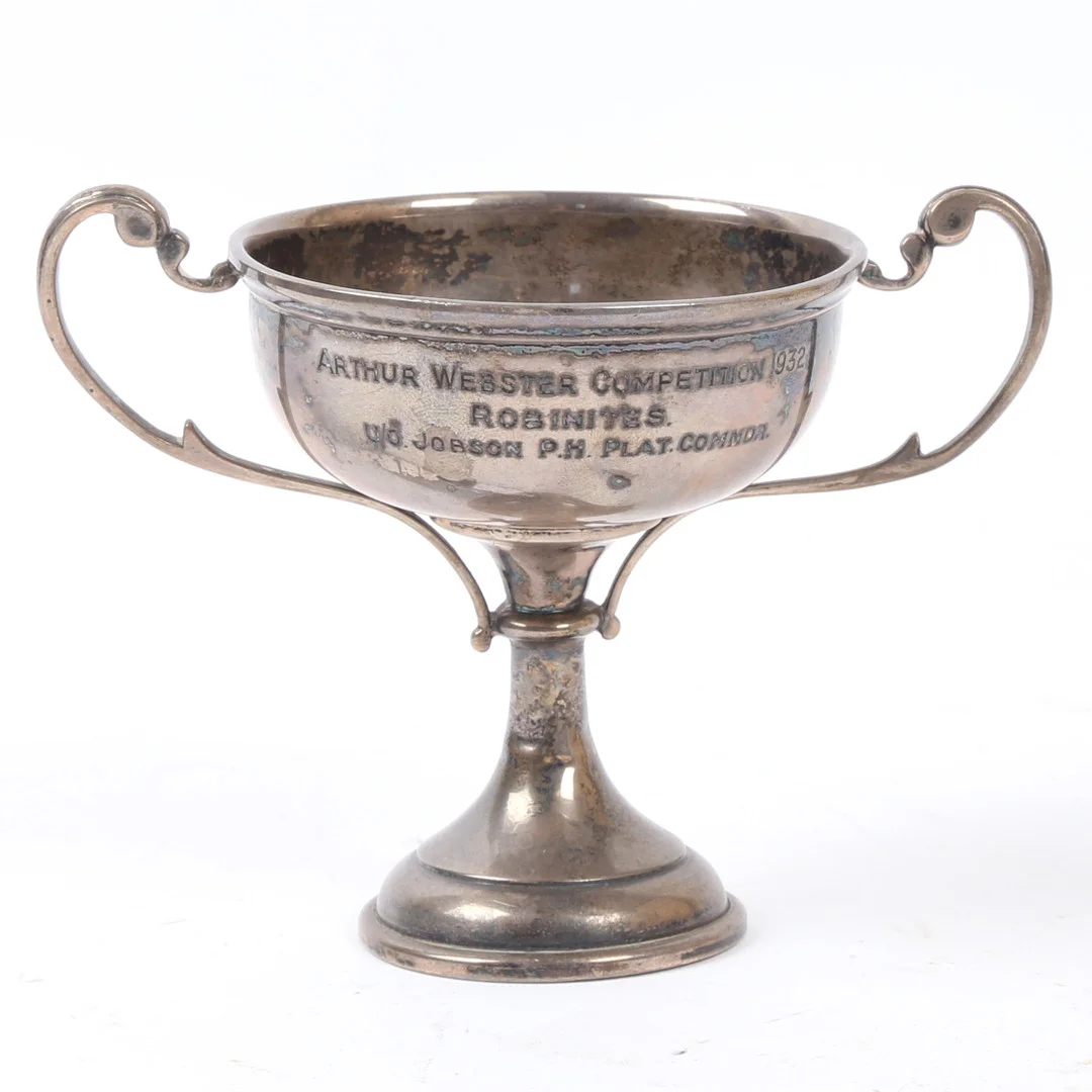 A GEORGE V SILVER TROPHY CUP. — Silver — Bishop & Miller