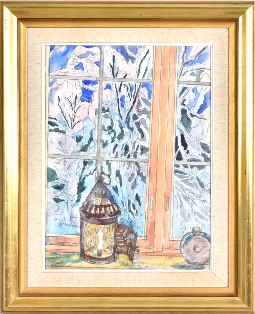 HILDING LINNQVIST. Akvarell. — Paintings — Halmstads Auktionskammare