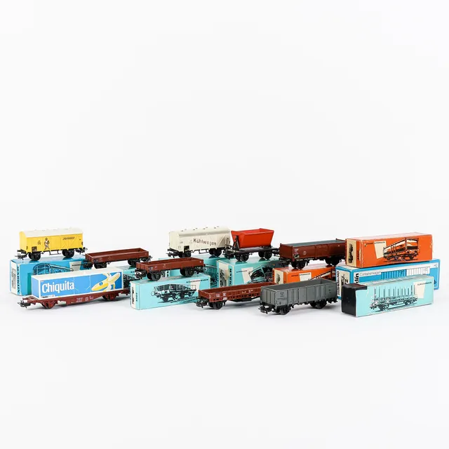 MÄRKLIN Lastvagnar 9 st, Tyskland.