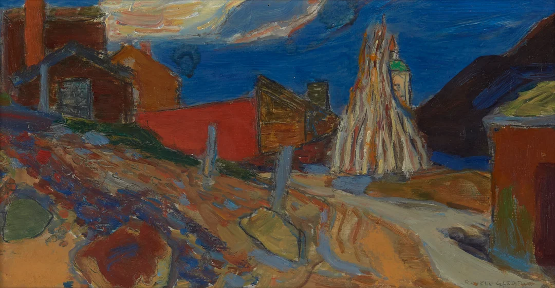 Gleditsch, Rolf Juell — Fra Røros — Kunst/Maleri — Blomqvist