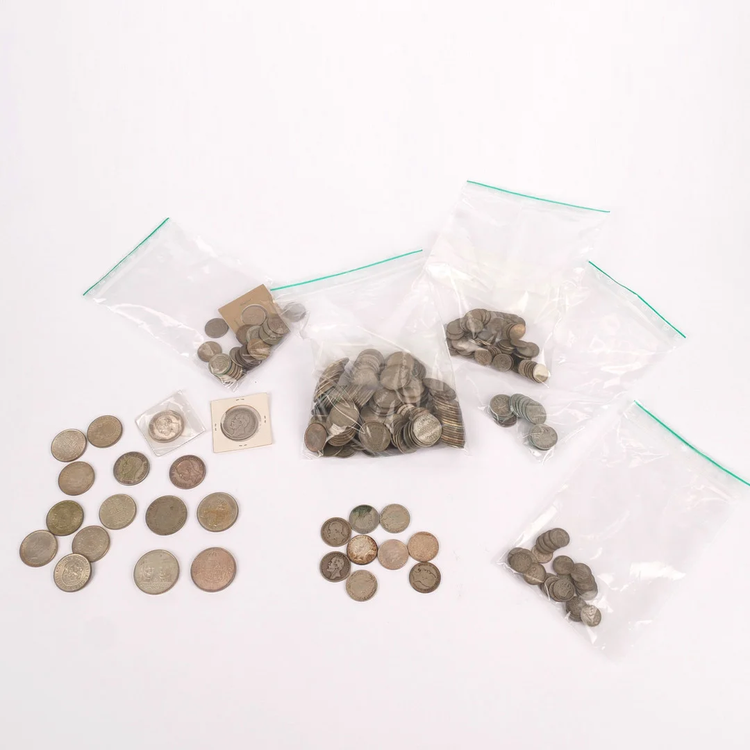 MYNT, främst silver, Sverige, 18/1900-tal. — Coins & Banknotes — Auktionsfirma Kenneth Svensson i Kalmar