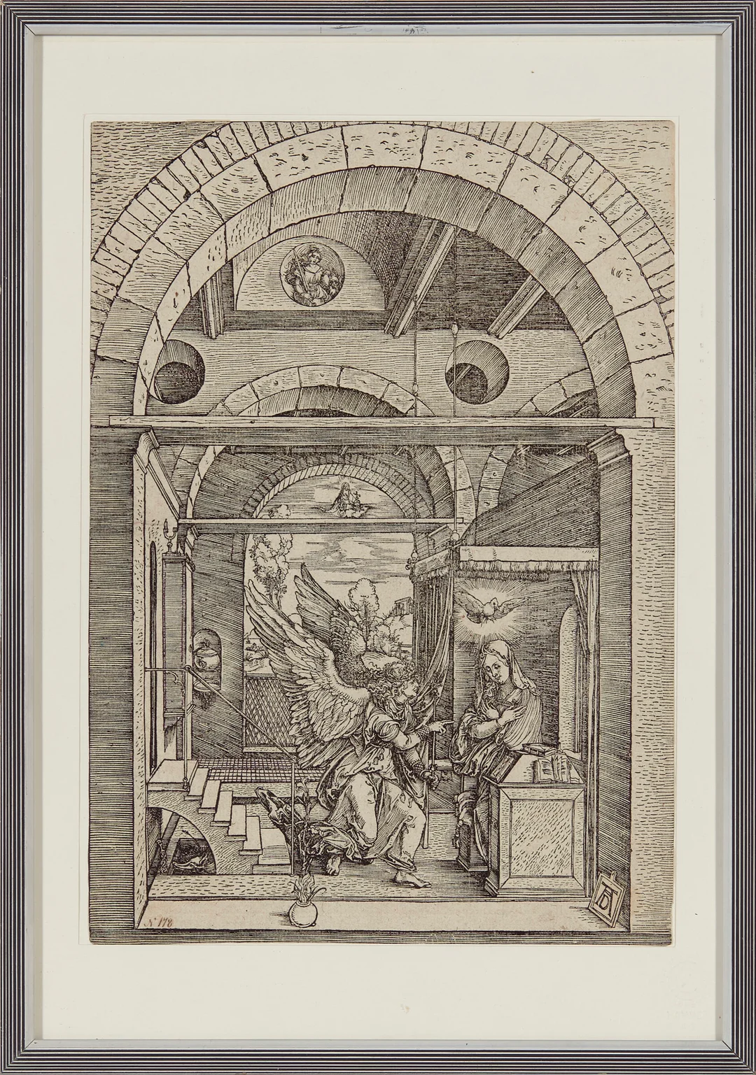 Dürer, Albrecht — "Marias bebudelse"/ "Mariä Verkündigung" etter 1540 — Kunst/Grafikk — Blomqvist