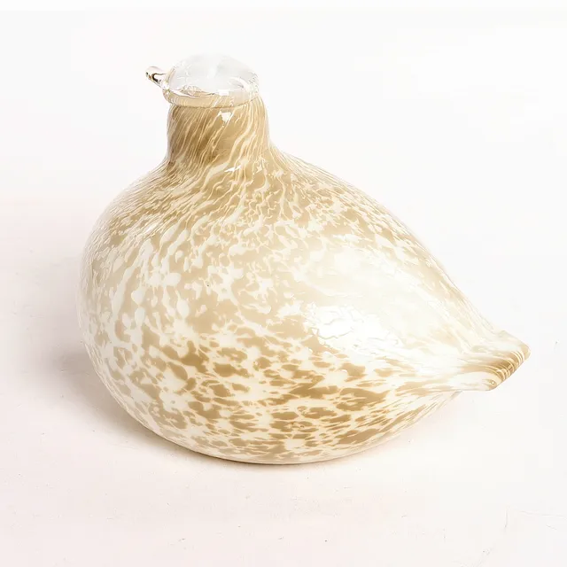 OIVA TOIKKA. Figurin, glas, fågel, Nuutajärvi.