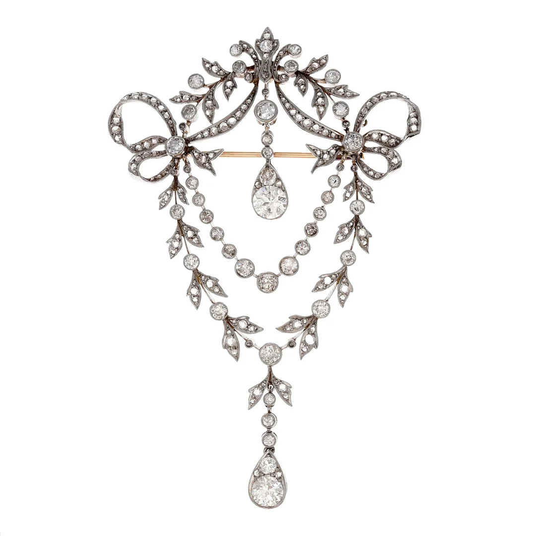 Belle Époque diamond brooch, circa 1910. — Brooches & Pendants — Balclis