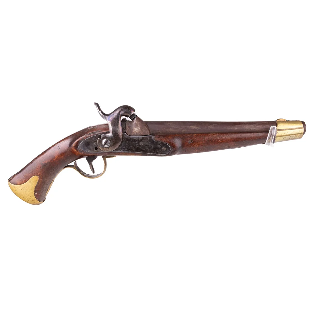 SLAGLÅSPISTOL, M/1820-57 flankör, Sverige, 1800-tal. — Guns & Rifles — Kurage Auktion