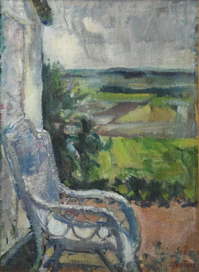 MOGENS VANTORE. Mogens Vantore (1895-1977), Oil on canvas, landscape. Signed.