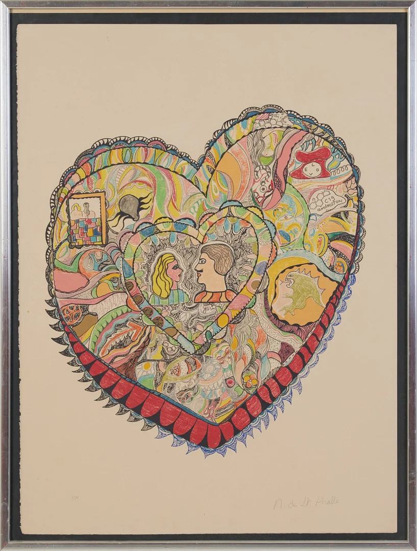 NIKI DE SAINT-PHALLE (1930-2002). "You", färglitografi, signerad, 7/115. — Engravings & Prints — Stockholms Auktionsverk Magasin 5