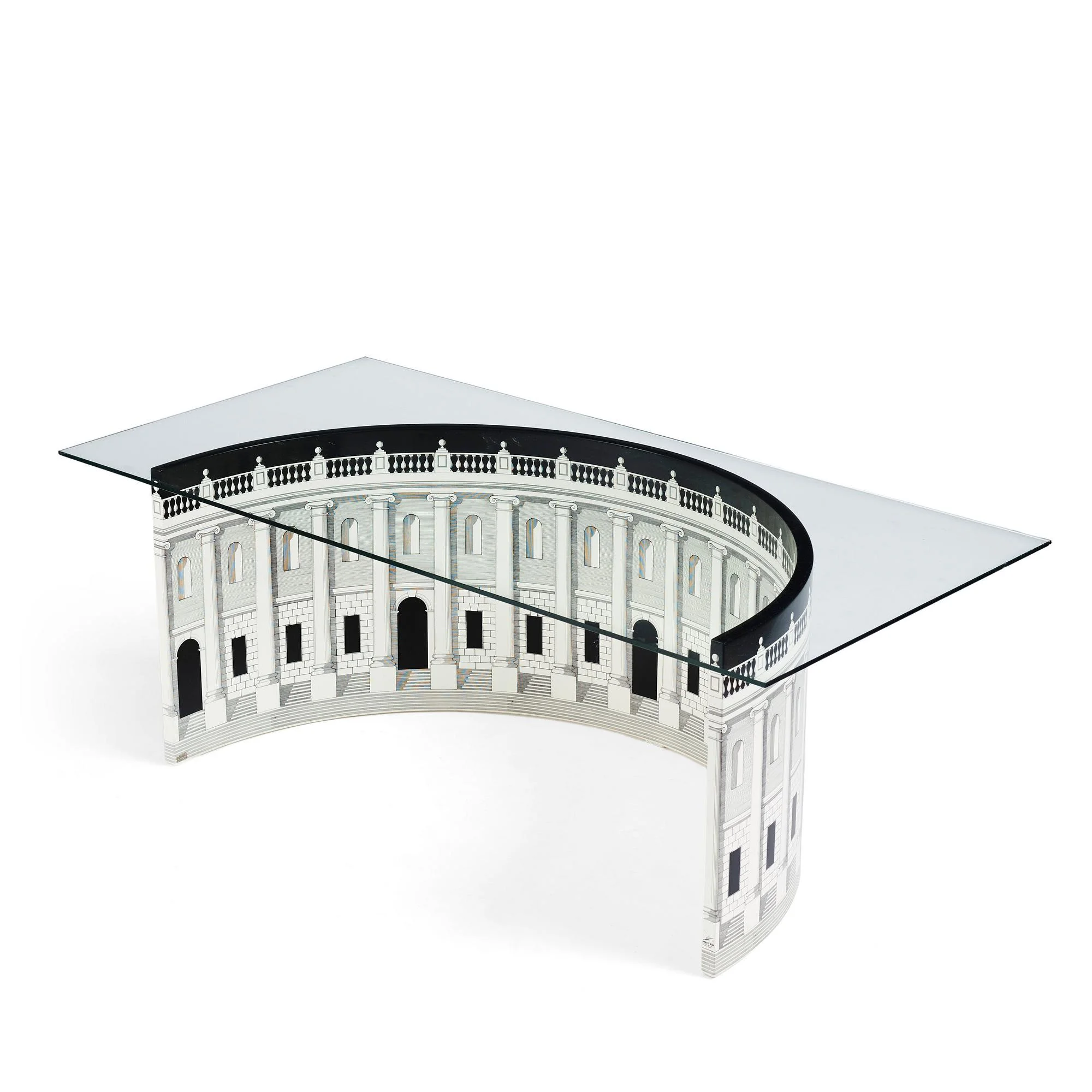 Piero Fornasetti, soffbord, "Architettura", Fornasetti, Milano, Italien 2008. — Bukowskis