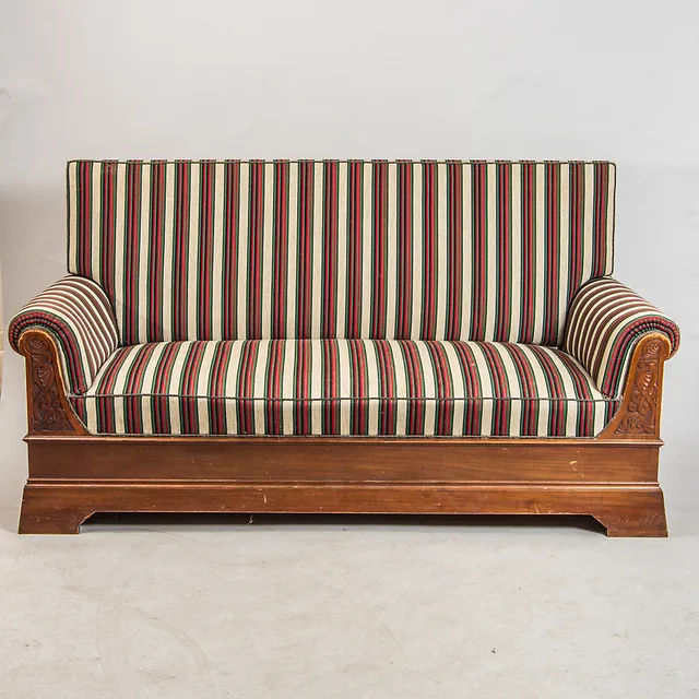 SOFFA, mahogny, jugend.