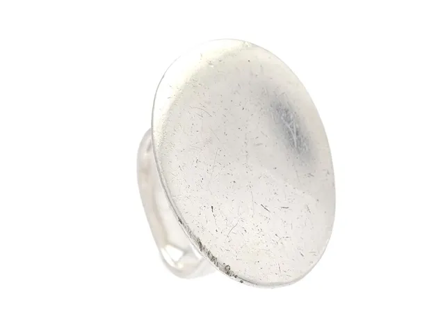 GEORG JENSEN, ring, sterlingsilver, nr 187, design Torun Bülow-Hübe, stl ca 16,5 mm, vikt 18,7 g, nagg och slitage.