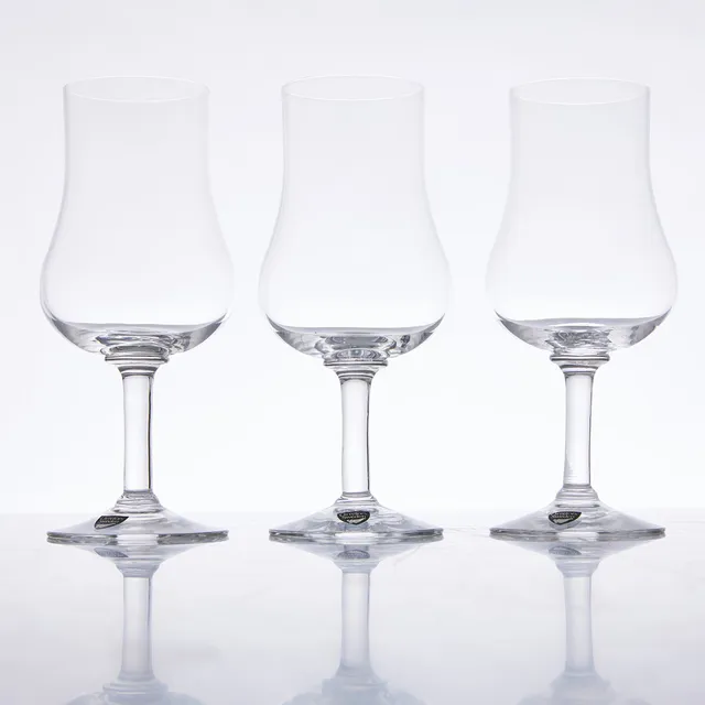 GUNNAR CYRÉN. Vinprovarglas, 12 st, "Elixir", Orrefors, etikettmärkta.