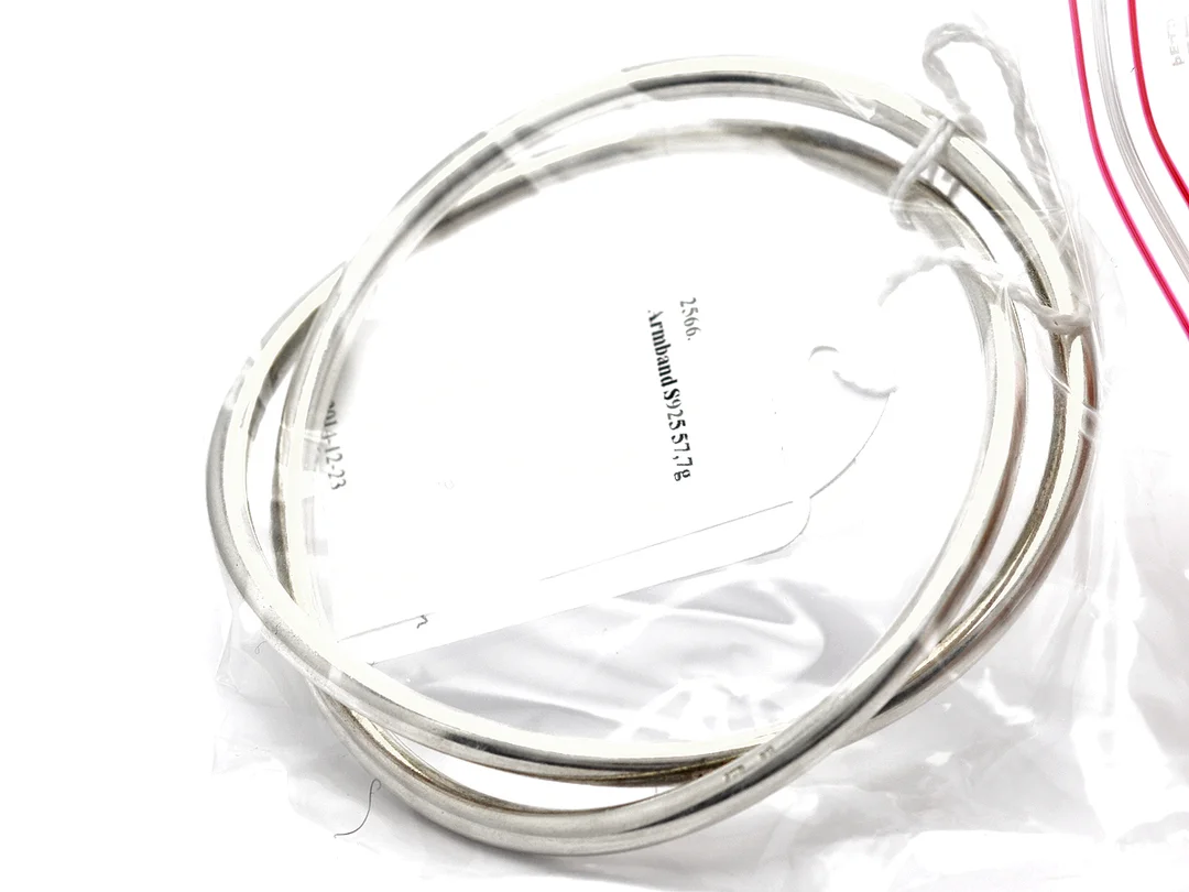 Armband stelt, Silver S925 57,7g Ø6,5cm — Smycken/Armband — Kaplans