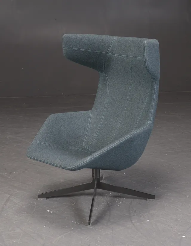 Alfredo Häberli. Model 'Swivel Wingback', lounge chair