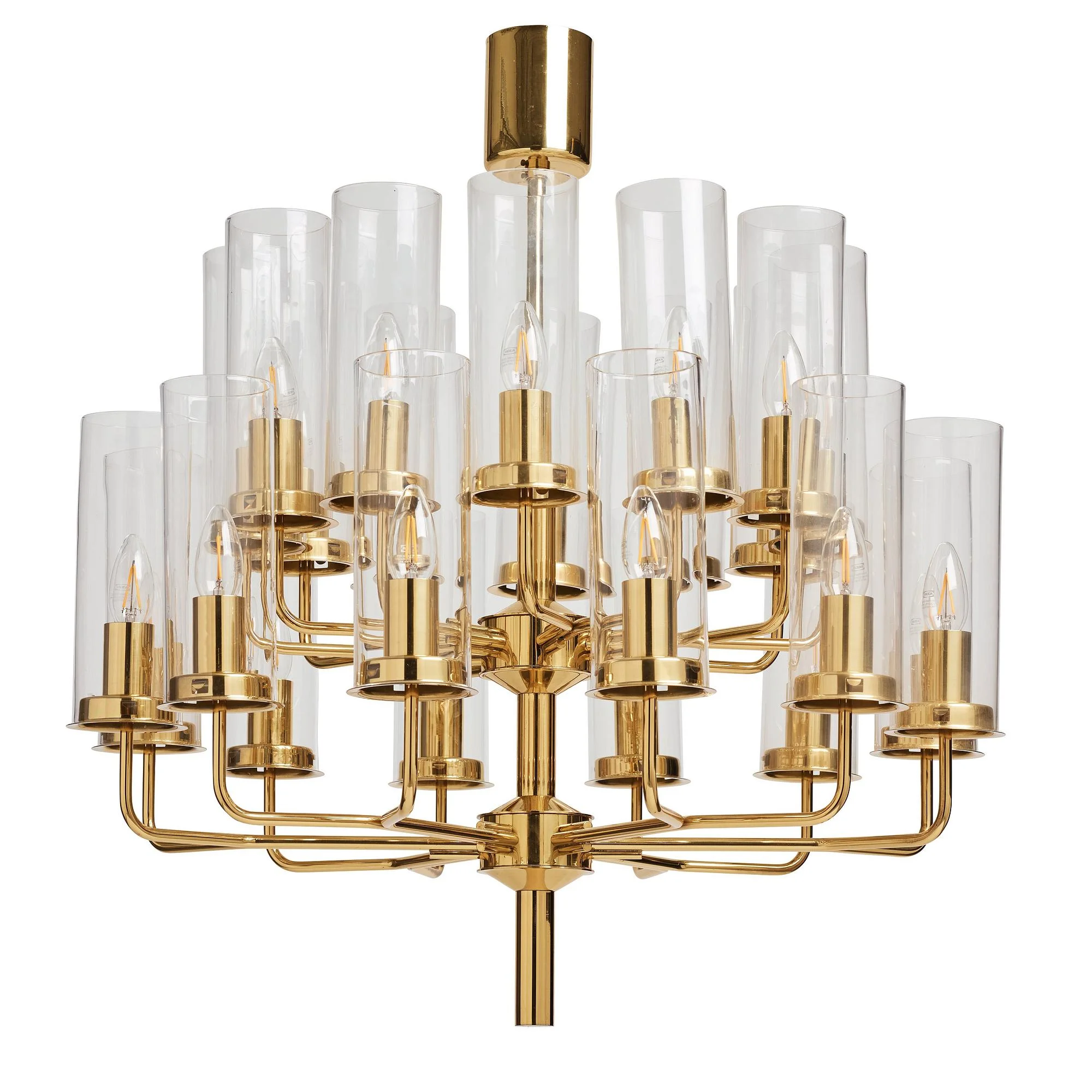Hans-Agne Jakobsson, taklampa, modell "Sonata" T434/24, Hans-Agne Jakobsson AB Markaryd, 1960-70-tal. — Bukowskis