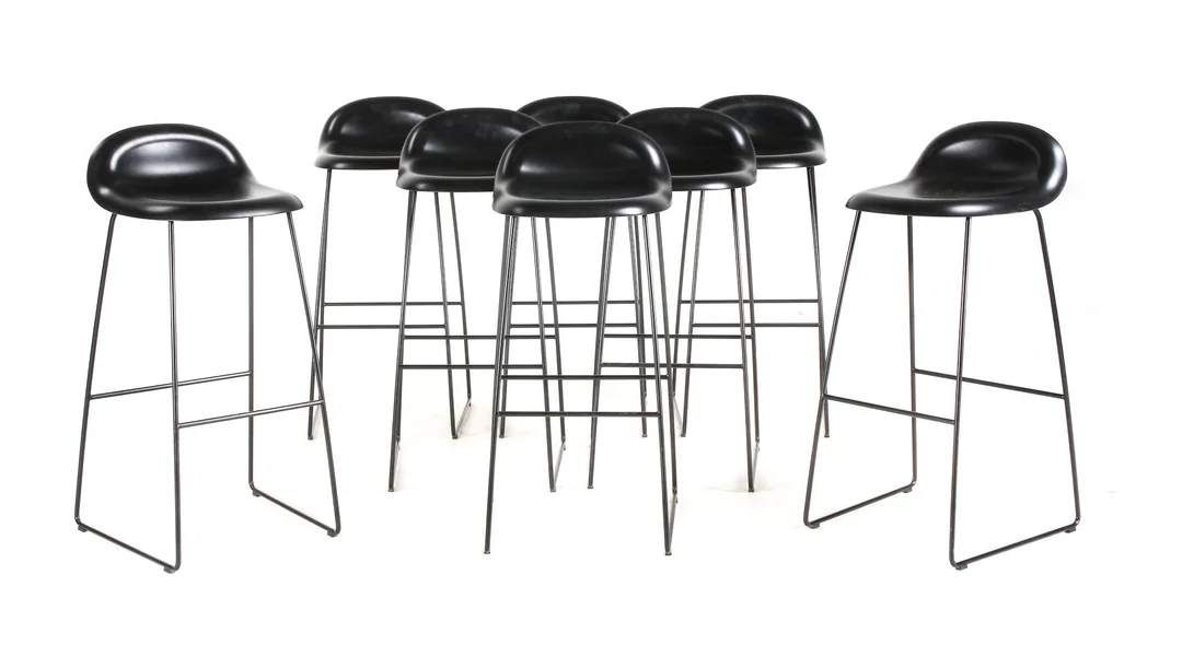 Komplot Design for GUBI. 8 barstools, 3D model (8) — Furniture/Chairs — Lauritz