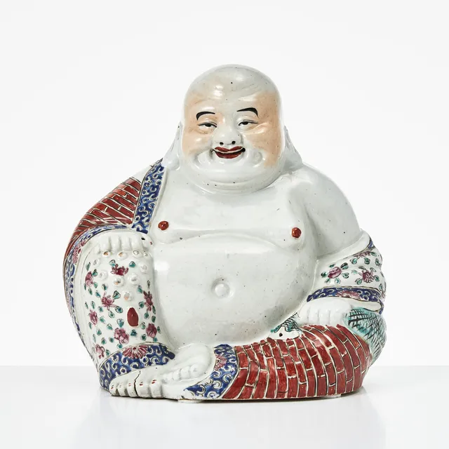 BUDDHA, porslin, Kina, 1900-tal.
