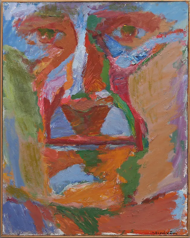 GUNNAR NORDSTRÖM. SJÄLVPORTRÄTT.