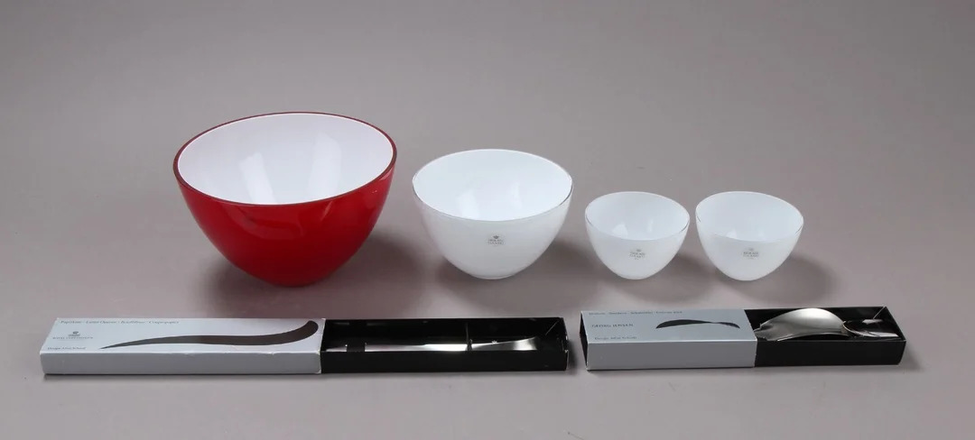 Georg Jensen & Holmegaard. Div. skåle, papirkniv mm. (6) — Home and garden/Home — Lauritz