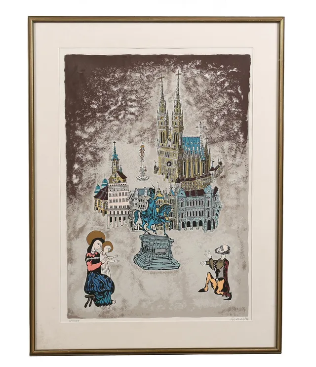 HRVOJE SERCAR (1936-2014), ZAGREB CATHEDRAL.