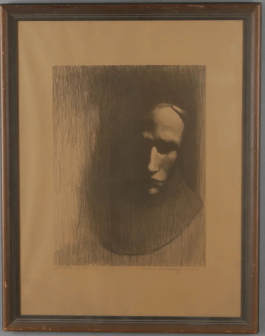 ERNST NORLIND. Originallitografi, tryckt i 75 exemplar, signerad. — Engravings & Prints — Auktionshuset Kolonn
