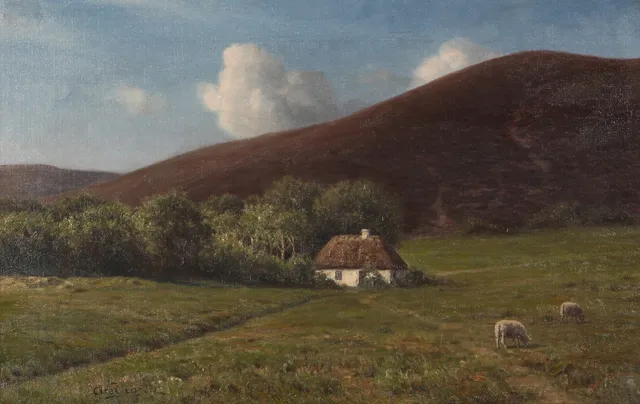 Axel Birkhammer Jensen. Landskabsmotiv