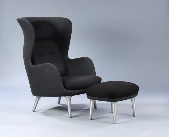 Jaime Hayon. Armchair, model 'Ro', with matching stool, model JH1. (2)